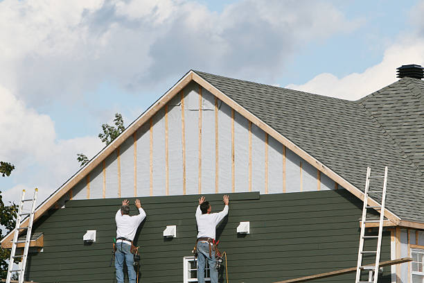 Professional Siding Replacement technician working in Nahant, MA